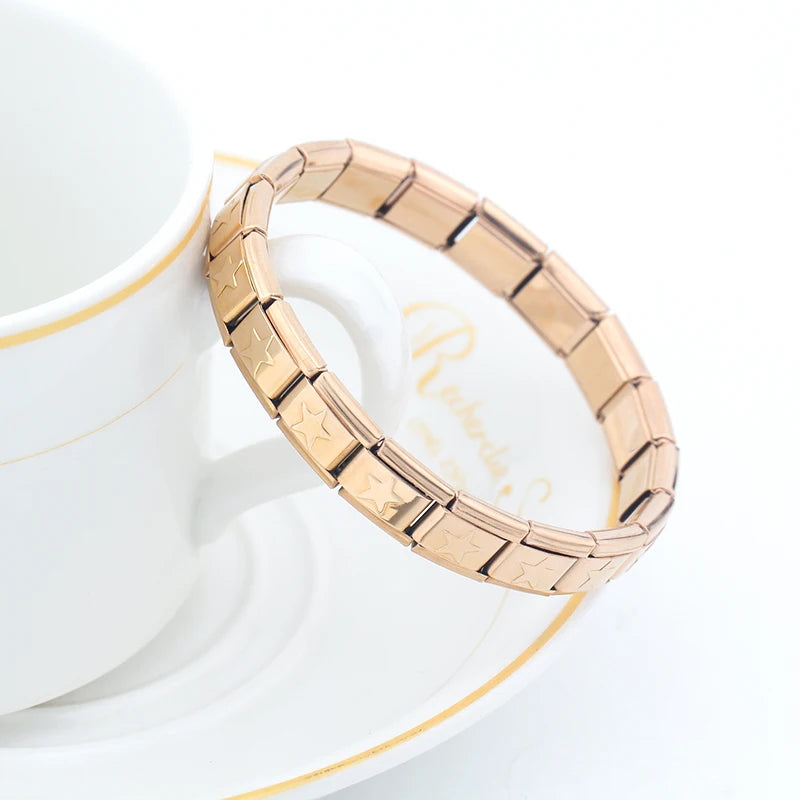 New Fashion Popular Star Stainless Steel Bracelet For Women