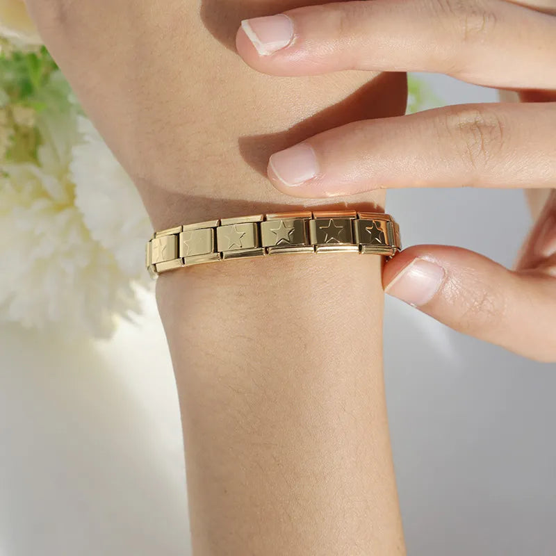 New Fashion Popular Star Stainless Steel Bracelet For Women