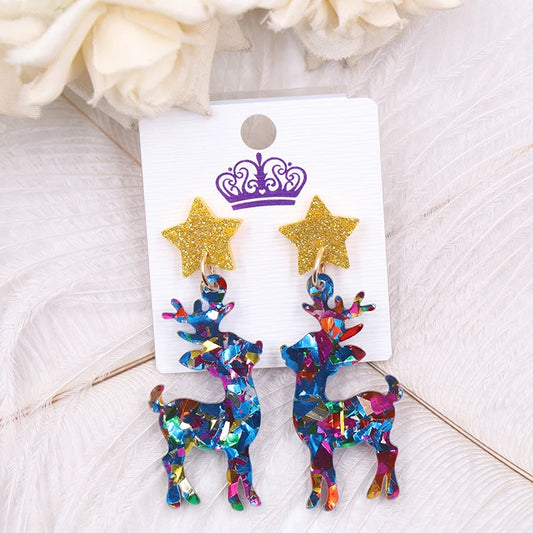 Christmas Trendy Acrylic Earrings